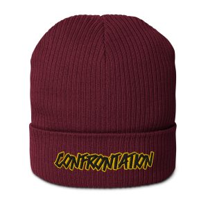 CONFRONTATION Emotikun Organic Ribbed Beanie